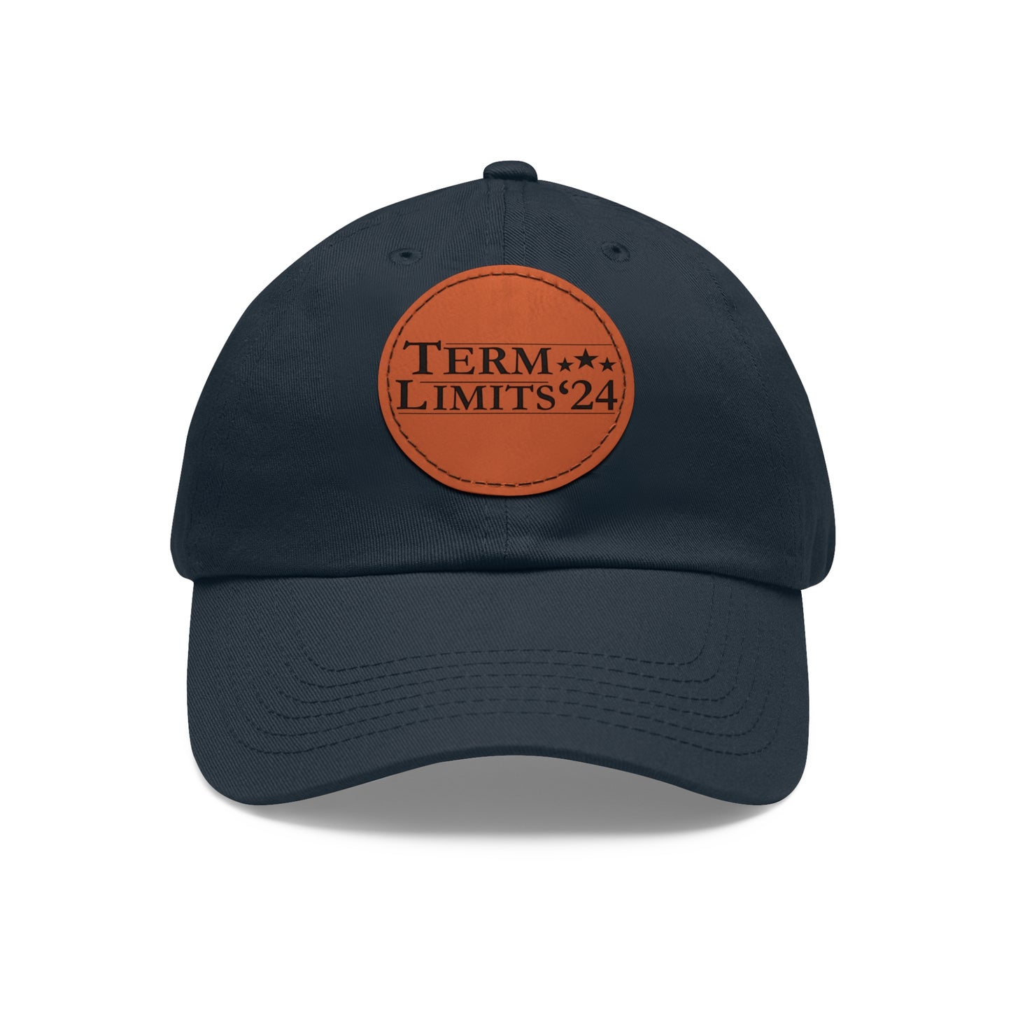 Term Limits '24 - Hat (Leather Patch - Circle)