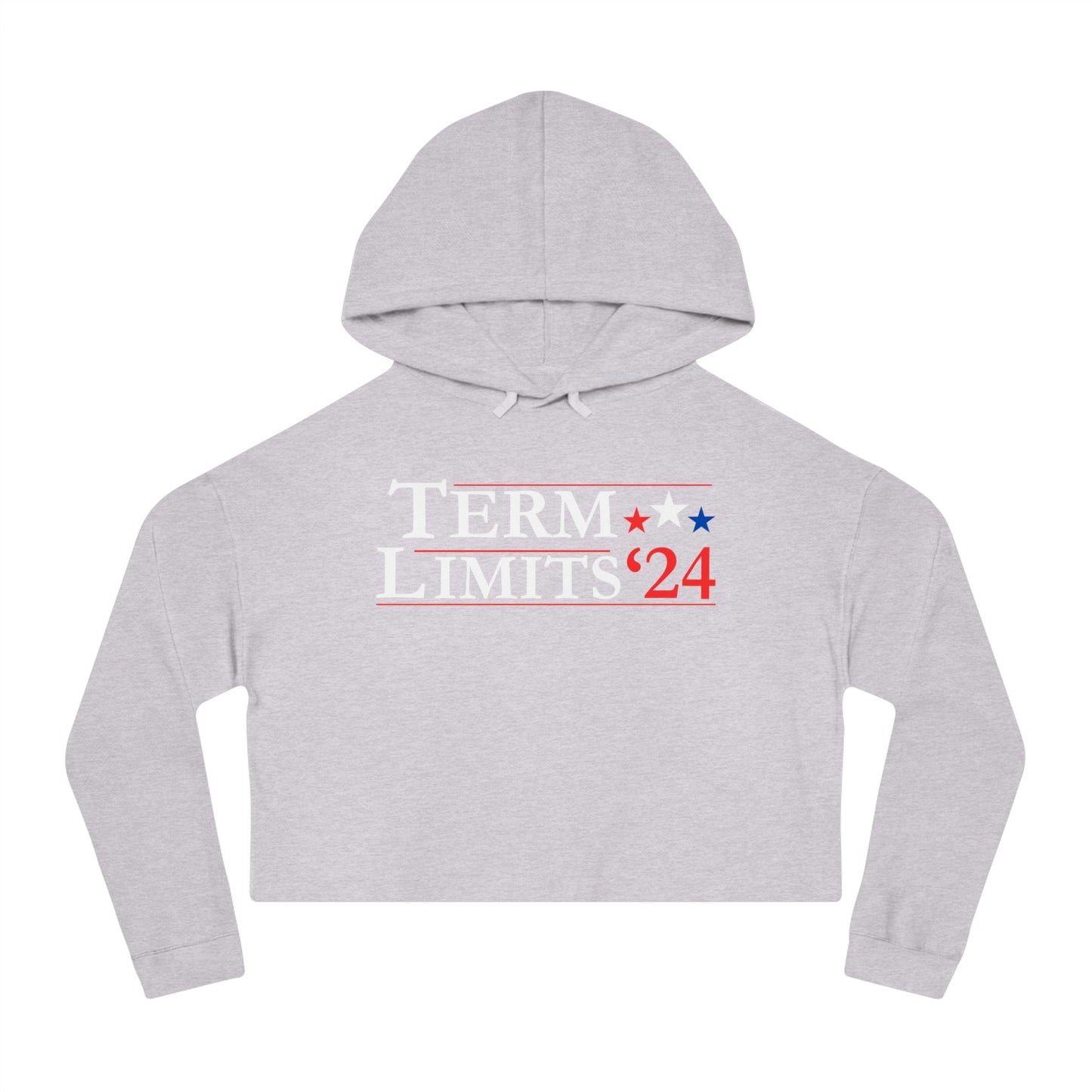 Term Limits '24 - Women’s Cropped Hooded Sweatshirt