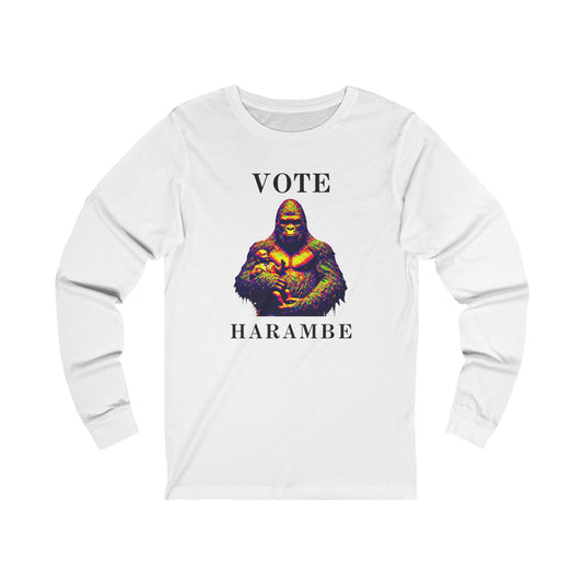 "Vote Harambe" Long Sleeve Shirt