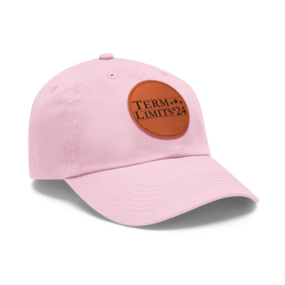 Term Limits '24 - Hat (Leather Patch - Circle)