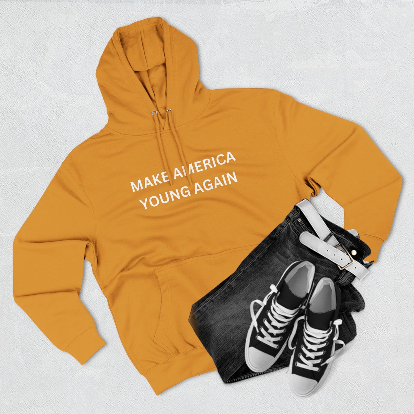 Premium Pullover Hoodie - Make America Young Again