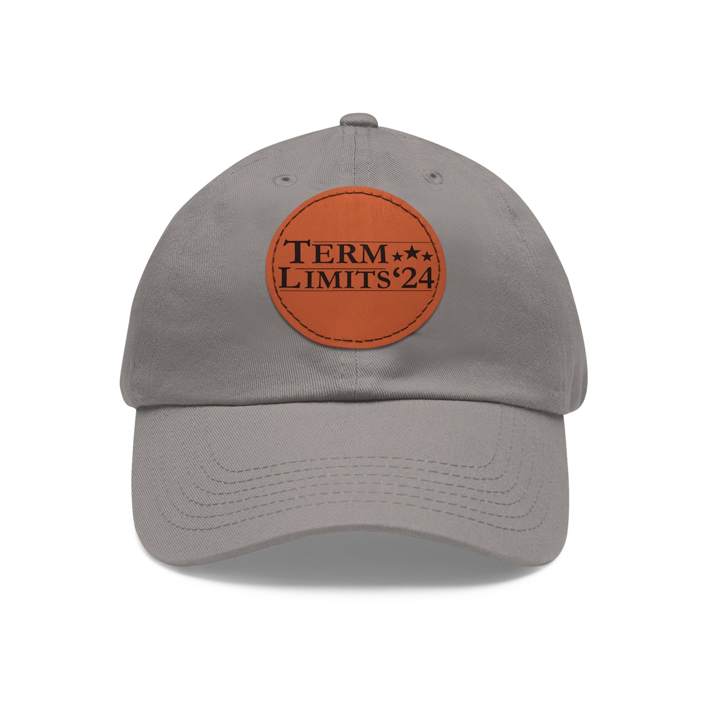 Term Limits '24 - Hat (Leather Patch - Circle)