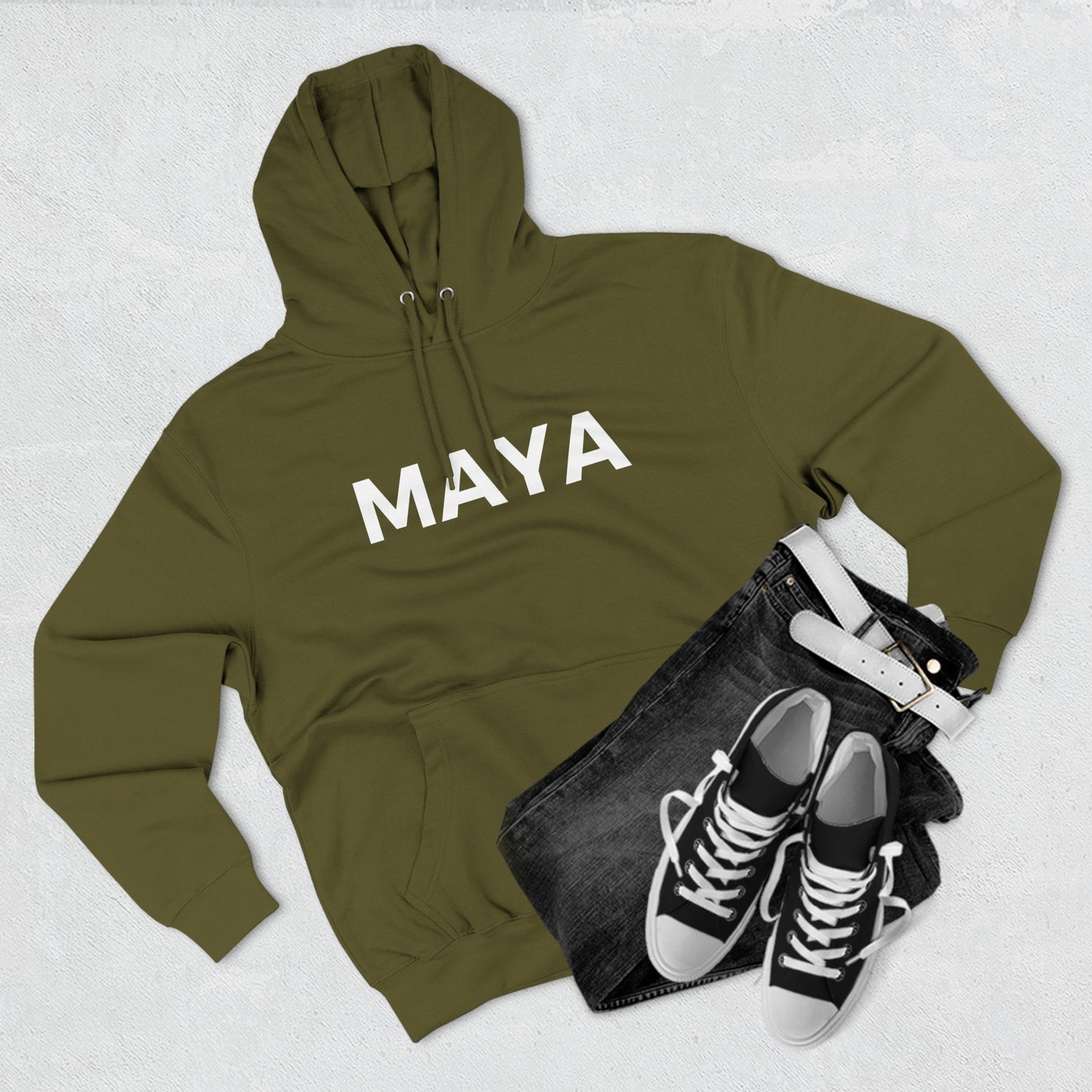 Premium Pullover Hoodie - MAYA (Make America Young Again)