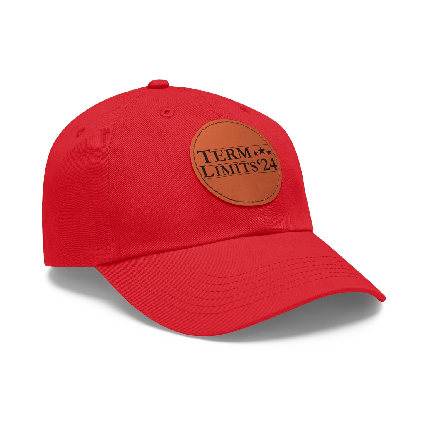 Term Limits '24 - Hat (Leather Patch - Circle)