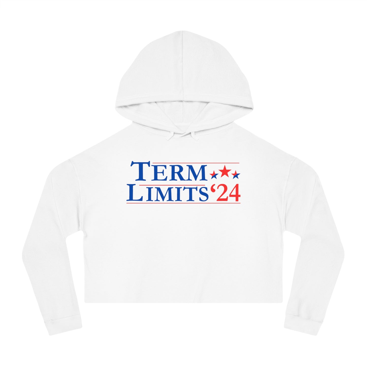 Term Limits '24 - Women’s Cropped Hooded Sweatshirt