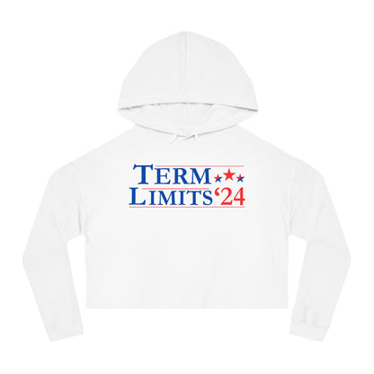 Term Limits '24 - Women’s Cropped Hooded Sweatshirt