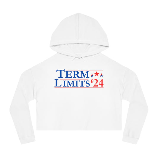 Women’s Cropped Hoodie - Term Limits '24