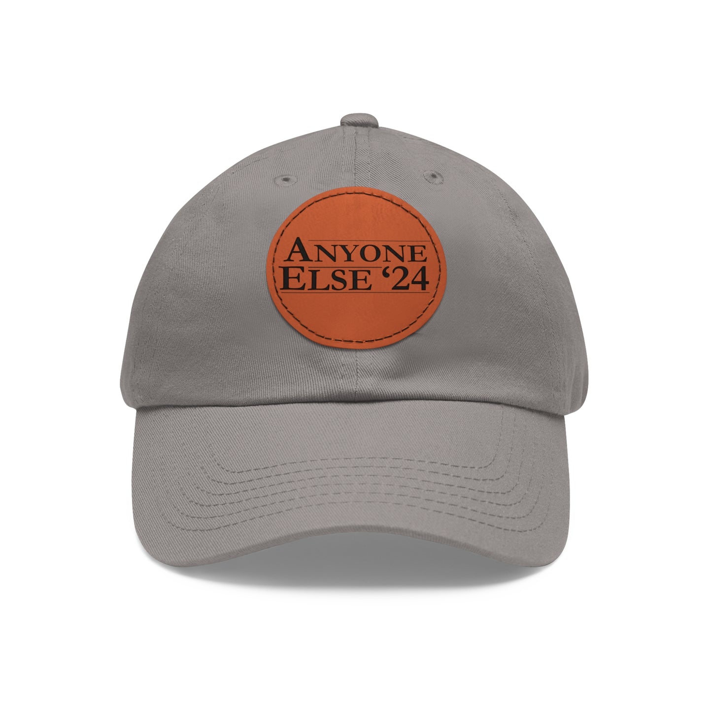 Hat Leather Patch (Round) - Anyone Else