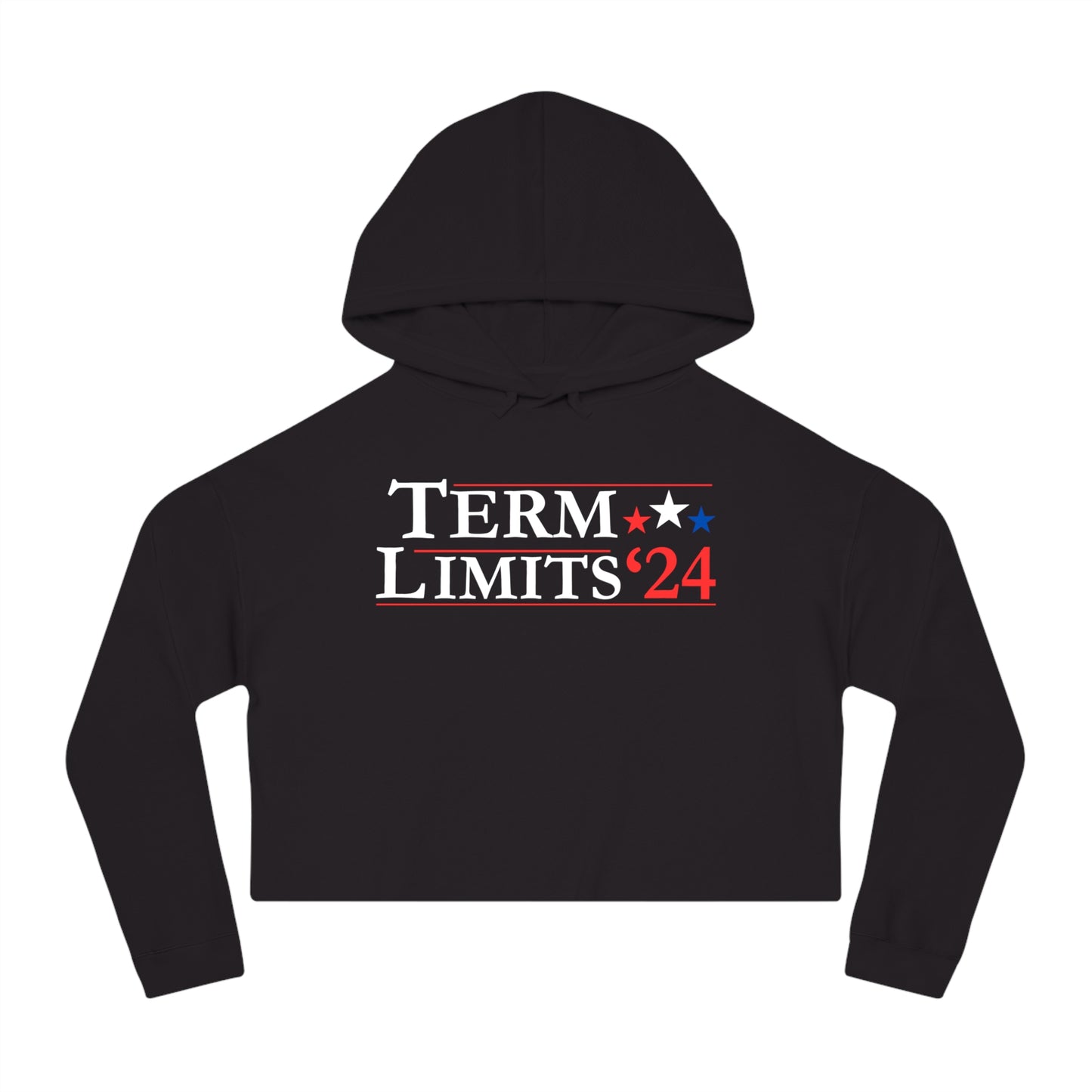 Term Limits '24 - Women’s Cropped Hooded Sweatshirt