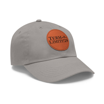 Term Limits '24 - Hat (Leather Patch - Circle)