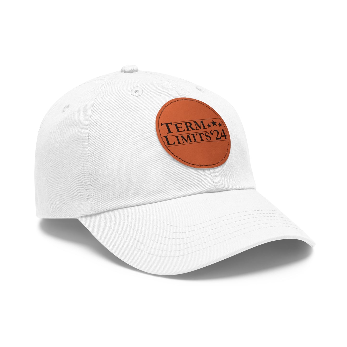 Term Limits '24 - Hat (Leather Patch - Circle)