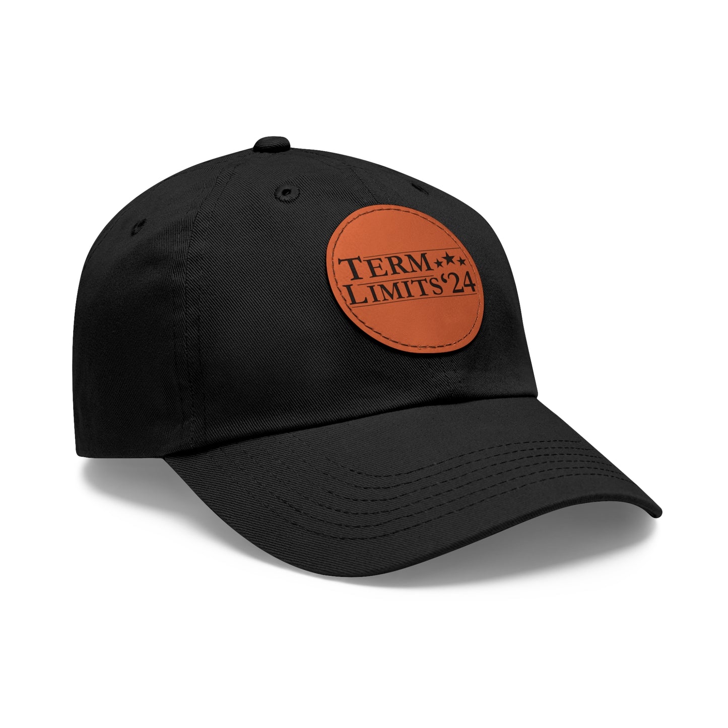 Term Limits '24 - Hat (Leather Patch - Circle)