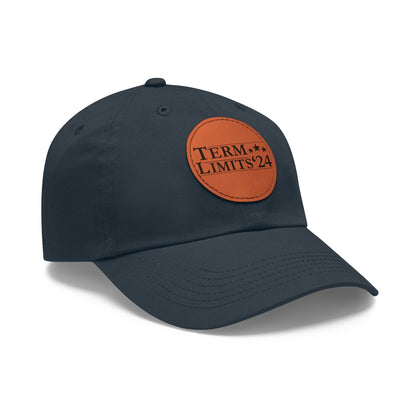 Term Limits '24 - Hat (Leather Patch - Circle)