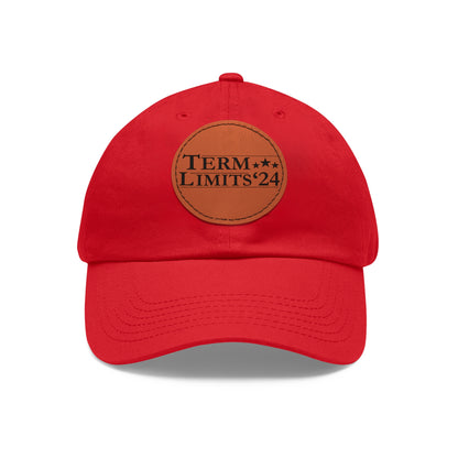 Term Limits '24 - Hat (Leather Patch - Circle)