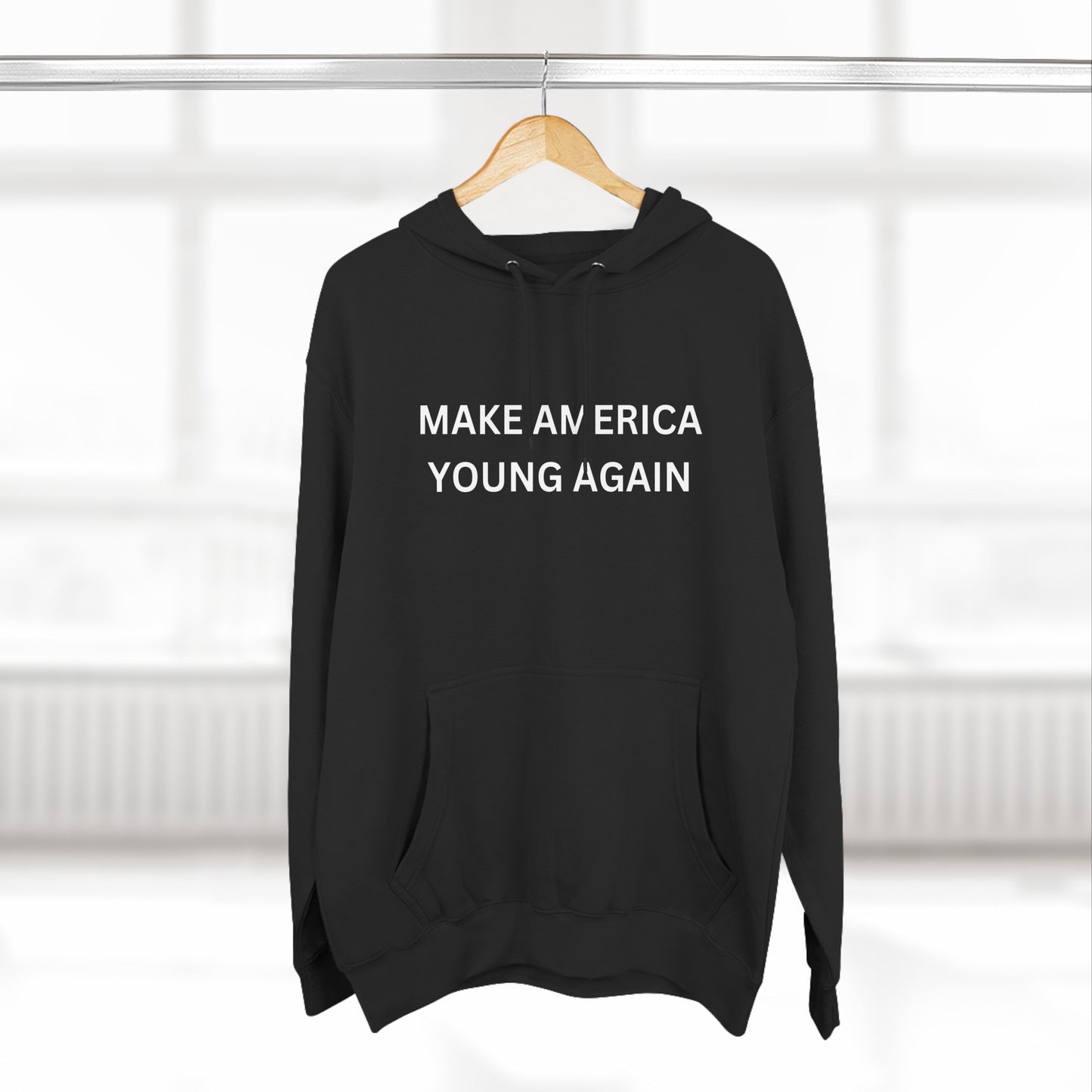 Premium Pullover Hoodie - Make America Young Again