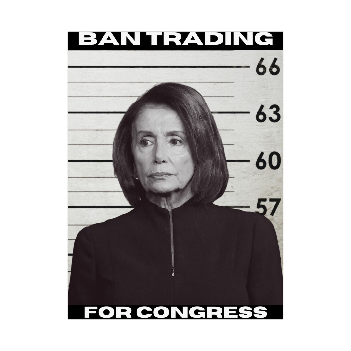 Matte Poster - Ban Trading for Congress